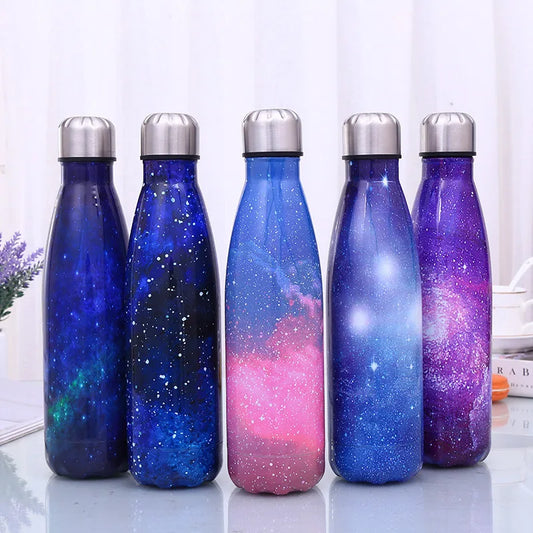 500ml Starry Sky Cup Double Layer Vacuum Insulation Cup